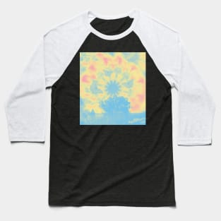 Surreal butterflies and landscape on mandala Baseball T-Shirt